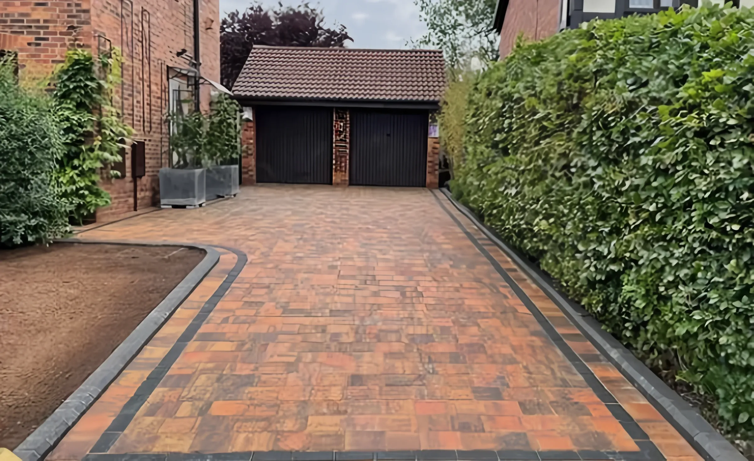 Brindle block-paved driveway laid by Heritage
